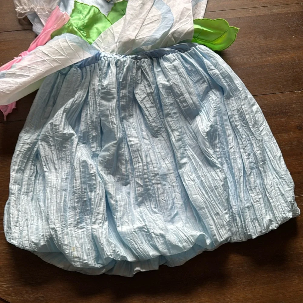 S(5/6) Disney Store Princess Cinderella Dress fairy puff sleeve bubble skirt